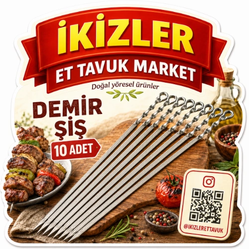 Demir Şiş (10 Adet)